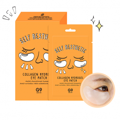 Гідрогелеві патчі для повік з колагеном G9SKIN Self Aesthetic Collagen Hydrogel Eye Patch 2 патча купити в Україні 2