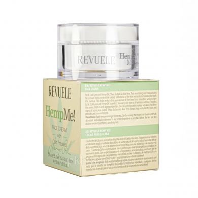 Омолоджуючий крем для обличчя з маслом насіння коноплі Revuele Hemp Me! Face Cream With Cold Pressed 50 мл купити в Україні 2