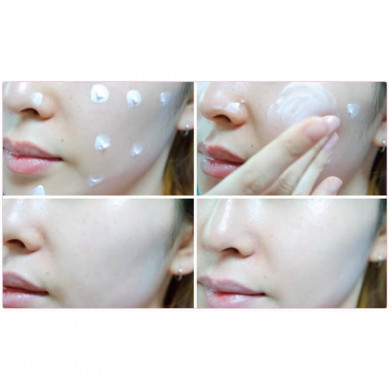 Осветляющий крем с эффектом пилинга Elizavecca Real White Time Milk Cream 100 мл купить в Украине 2
