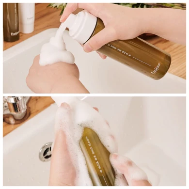 Пінка для вмивання з рослинними екстрактами Fraijour Original Artemisia Bubble Facial Foam 200 мл купити в Україні 5