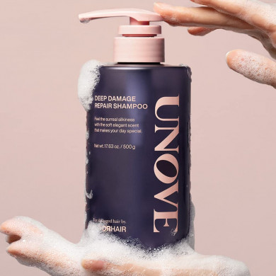 Восстанавливающий шампунь для поврежденных волос UNOVE Deep Damage Repair Shampoo 500 мл купить в Украине 4