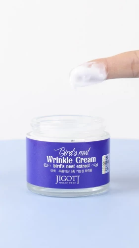 Антивіковий крем з екстрактом ласточкиного гнізда JIGOTT Bird's Nest Wrinkle Cream 70 мл купити в Україні 3