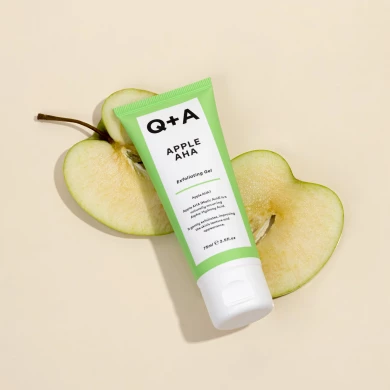 Відлущуючий гель для вмивання Q+A Apple AHA Exfoliating Gel 75 мл купити в Україні 2