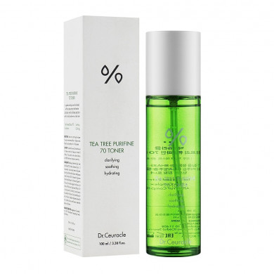 Успокаивающий тонер для лица с экстрактом чайного дерева Dr. Ceuracle Tea Tree Purifine 70 Toner 100 мл купить в Украине