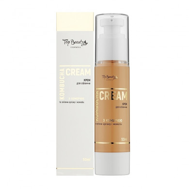 Восстанавливающий увлажняющий крем для лица с комбучей Top Beauty Kombucha Cream 50 мл купить в Украине