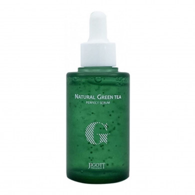 Увлажняющая сыворотка для лица с зеленым чаем JIGOTT Natural Green Tea Perfect Serum 50 мл купить в Украине