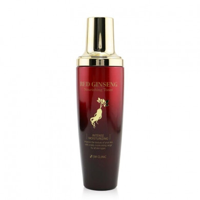 Поживна сироватка для обличчя з червоним женьшенем, 3W CLINIC, Red Ginseng Nourishing Serum, 50 мл купити в Україні Поживна сироватка для обличчя з червоним женьшенем, 3W CLINIC, Red Ginseng Nourishing Serum, 50 мл купити в Україні