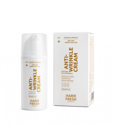 Дневной крем против морщин для сухой и нормальной кожи Marie Fresh Cosmetics Anti-Wrincle Cream 30 мл купить в Украине