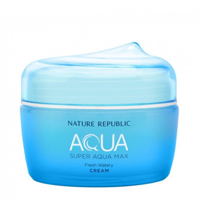 Зволожуючий крем для жирної шкіри Nature Republic Super Aqua Max Fresh Watery Cream 80 мл купити в Україні
