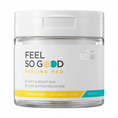 Очищающие пилинг-пэды с АНА-кислотами, Scinic, Feel So Good Peeling Pad, 70 пэдов купить в Украине Очищающие пилинг-пэды с АНА-кислотами, Scinic, Feel So Good Peeling Pad, 70 пэдов купить в Украине