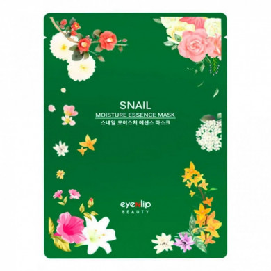 Тканевая маска с муцином улитки EYENLIP Snail Moisture Essence Mask купить в Украине