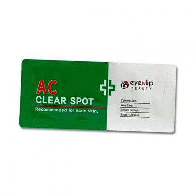 Точечный крем от прыщей, EYENLIP, AC Clear Spot, 1 мл (пробник) купить в Украине Точечный крем от прыщей, EYENLIP, AC Clear Spot, 1 мл (пробник) купить в Украине