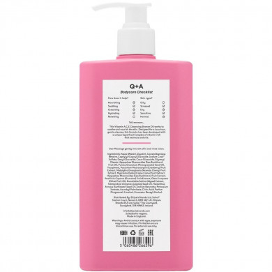 Витаминизированное масло для душа Q+A Vitamin A.C.E Cleansing Shower Oil 250 мл купить в Украине 3