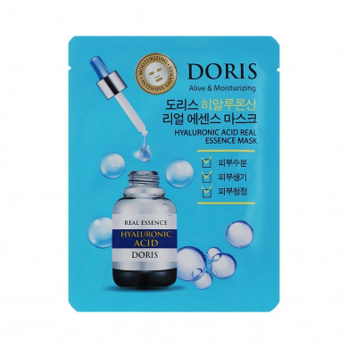 Тканевая маска с гиалуроновой кислотой DORIS Hyaluronic Acid Real Essence Mask купить в Украине