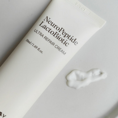 Восстанавливающий крем с нейропептидами и керамидами Trimay NeuroPeptide LactoBiotic Ultra Repair Cream 50 мл купить в Украине 3