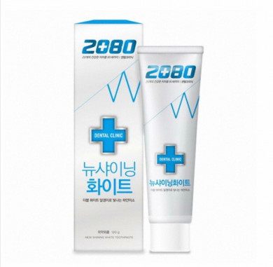Отбеливающая зубная паста, Aekyung, 2080 New Shining White Toothpaste, 120 г купить в Украине Отбеливающая зубная паста, Aekyung, 2080 New Shining White Toothpaste, 120 г купить в Украине