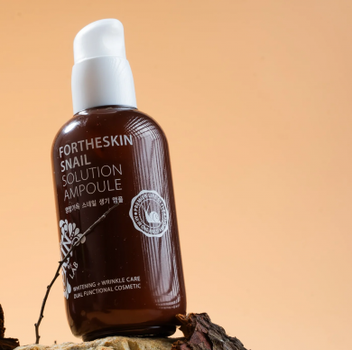 Сироватка що відновлює для обличчя з муцином равлика Fortheskin Snail Solution Ampoule 100 мл купити в Україні 3