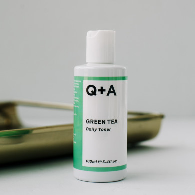 Успокаивающий тонер для лица с зеленым чаем Q+A Green Tea Daily Toner 100 мл купить в Украине 3