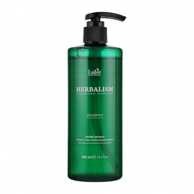 Зміцнюючий шампунь із трав'яними екстрактами Lador Herbalism Shampoo 400 мл купити в Україні