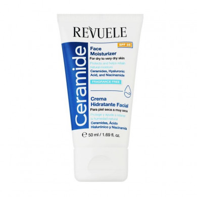 Зволожуючий крем для обличчя з керамідами Revuele Ceramide Face Moisturizer SPF25 50 мл купити в Україні 2