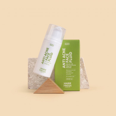 Крем-флюїд проти прищів для проблемної шкіри Marie Fresh Cosmetics Anti Acne Face Fluid 30 мл купити в Україні 2