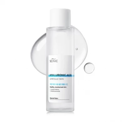 Интенсивно увлажняющий тонер с гиалуроновой кислотой, Scinic, Hyaluronic Acid Ampoule Skin, 150 мл купить в Украине Интенсивно увлажняющий тонер с гиалуроновой кислотой, Scinic, Hyaluronic Acid Ampoule Skin, 150 мл купить в Украине