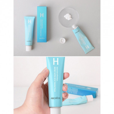 Зволожуючий крем для обличчя з гіалуроновою кислотою MEDI FLOWER Aronyx Hyaluronic Acid Aqua Cream 50 мл купити в Україні 2