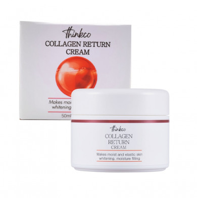 Антивозрастной крем с коллагеном Thinkco Collagen Return Cream 50 мл купить в Украине