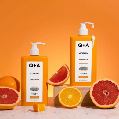 Увлажняющий крем для тела с витамином С Q+A Vitamin C Body Cream 250 мл купить в Украине 2
