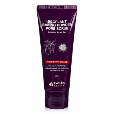Скраб для лица с экстрактом баклажана, EYENLIP, Eggplant Baking Powder Pore Scrub, 100 г купить в Украине Скраб для лица с экстрактом баклажана, EYENLIP, Eggplant Baking Powder Pore Scrub, 100 г купить в Украине