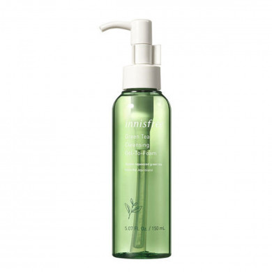 Гель-пенка для умывания с зеленым чаем, Innisfree, Green Tea Cleansing Gel-To-Foam, 150 мл купить в Украине Гель-пенка для умывания с зеленым чаем, Innisfree, Green Tea Cleansing Gel-To-Foam, 150 мл купить в Украине