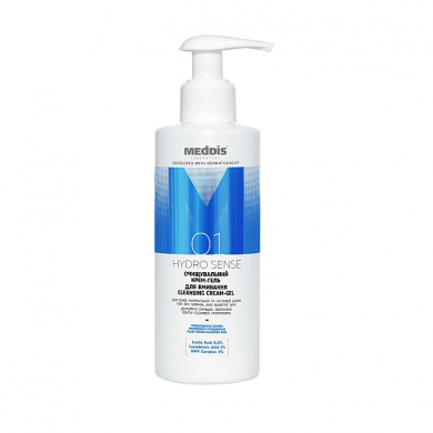 Крем-гель для умывания для сухой и чувствительной кожи Meddis Hydrosense Cleansing Cream-Gel 200 мл купить в Украине 2