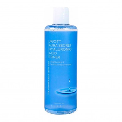 Увлажняющий тонер для лица с гиалуроновой кислотой JIGOTT Aura Secret Hyaluronic Acid Toner 300 мл купить в Украине