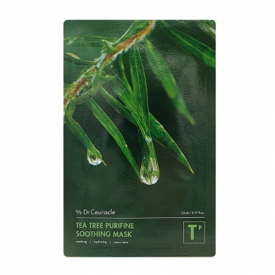 Успокаивающая тканевая маска с экстрактом чайного дерева Dr.Ceuracle Tea Tree Purifine Soothing Mask купить в Украине