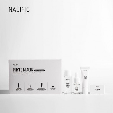 Набор миниатюр осветляющих средств  (мыло тонер эссенция крем) NACIFIC Phyto Niacin Whitening Kit купить в Украине 3