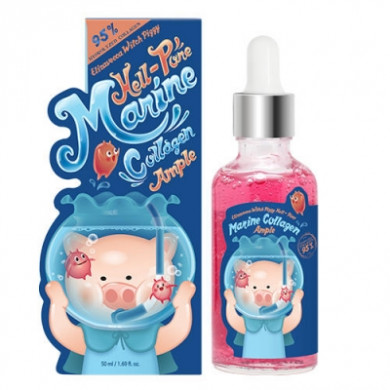 Омолаживающая сыворотка с морским коллагеном, Elizavecca, Witch Piggy Hell Pore Marine Collagen Ampoule, 50 мл купить в Украине Омолаживающая сыворотка с морским коллагеном, Elizavecca, Witch Piggy Hell Pore Marine Collagen Ampoule, 50 мл купить в Украине