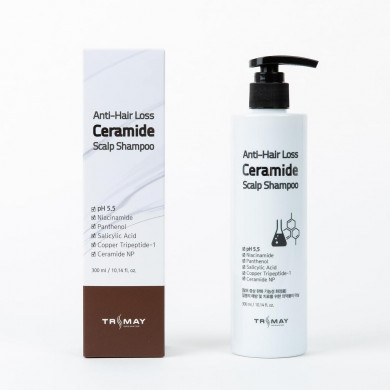 Шампунь с керамидами против выпадения волос Trimay Anti-Hair Loss Ceramide Scalp Shampoo 300 мл купить в Украине 2