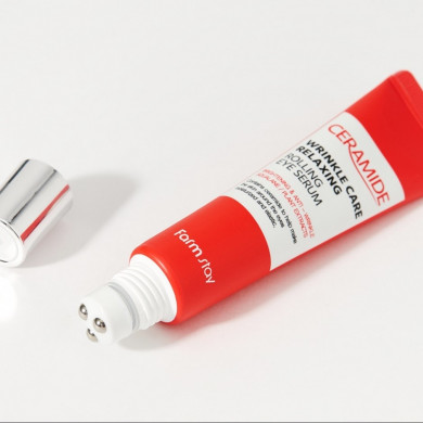 Сыворотка для век с керамидами FarmStay Ceramide Wrinkle Care Relaxing Rolling Eye Serum 25 мл купить в Украине 2