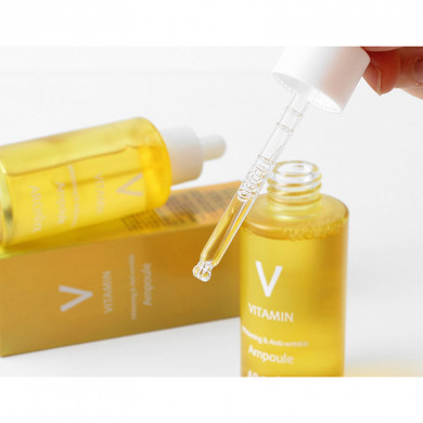 Висвітлююча вітамінна сироватка для обличчя MEDI FLOWER Aronyx Vitamin Ampoule 50 мл купити в Україні 3