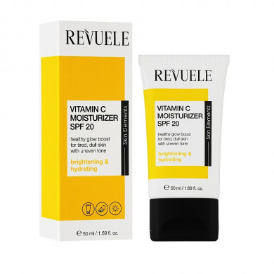Увлажняющий и осветляющий крем с витамином C Revuele Vitamin C Moisturizer SPF20 50 мл купить в Украине