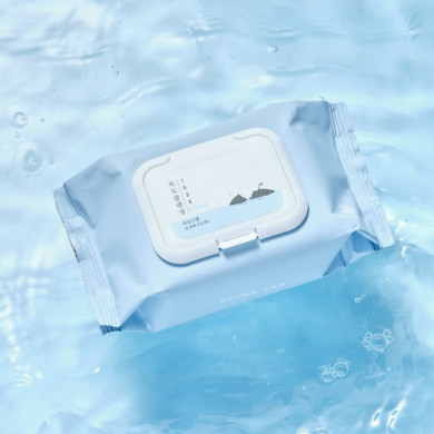 Очищающие салфетки с морской водой ROUND LAB 1025 Dokdo Cleansing Tissue 30 шт купить в Украине 3