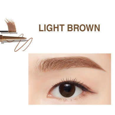 Тушь для бровей светло-коричневая MACQUEEN NEW YORK My Soft Eyebrowcara 01 Light Brown 45 г купить в Украине 2