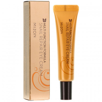 Питательный крем для кожи вокруг глаз с фильтратом слизи улитки, MIZON, Snail Repair Eye Cream (Tube), 15 мл купить в Украине Питательный крем для кожи вокруг глаз с фильтратом слизи улитки, MIZON, Snail Repair Eye Cream (Tube), 15 мл купить в Украине