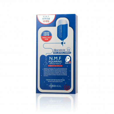 Зволожуюча тканинна маска MEDIHEAL N.M.F. Aquaring Ampoule Mask EX купити в Україні