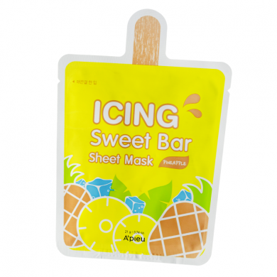 Увлажняющая тканевая маска с экстрактом ананаса, A'PIEU, Icing Sweet Bar Sheet Mask, Pineapple купить в Украине Увлажняющая тканевая маска с экстрактом ананаса, A'PIEU, Icing Sweet Bar Sheet Mask, Pineapple купить в Украине