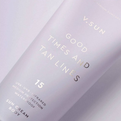 Солнцезащитный крем для тела V.SUN Good Times And Tan Lines SPF 15 200 мл купить в Украине 2