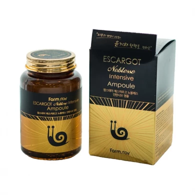 Многофункциональная сыворотка с муцином улитки, FarmStay, Escargot Noblesse Intensive Ampoule, 250 мл купить в Украине Многофункциональная сыворотка с муцином улитки, FarmStay, Escargot Noblesse Intensive Ampoule, 250 мл купить в Украине