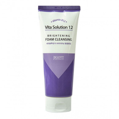Осветляющая пенка для умывания JIGOTT Vita Solution 12 Brightening Foam Cleansing 180 мл купить в Украине