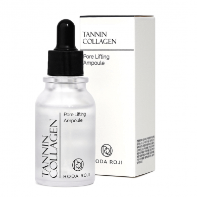 Сыворотка для сужения пор с коллагеном и комплексом танинов Roda Roji Tannin Collagen Pore Lifting Ampoule 30 мл купить в Украине