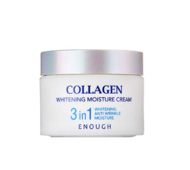 Осветляющий увлажняющий крем с коллагеном, Enough, Collagen Whitening Moisture Cream, 50 мл купить в Украине Осветляющий увлажняющий крем с коллагеном, Enough, Collagen Whitening Moisture Cream, 50 мл купить в Украине